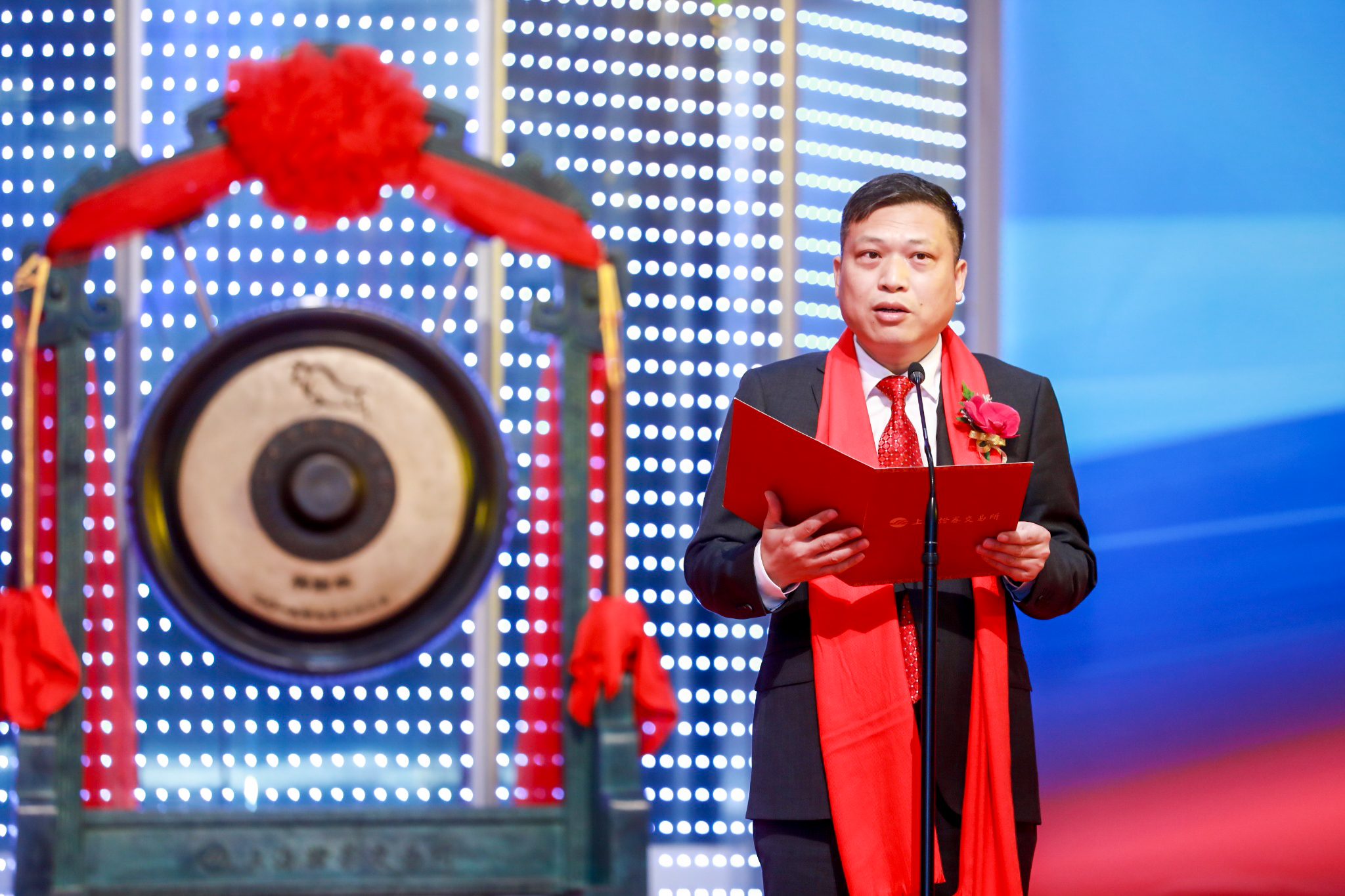 ▲ 品茗股份董事長(zhǎng)莫緒軍致辭